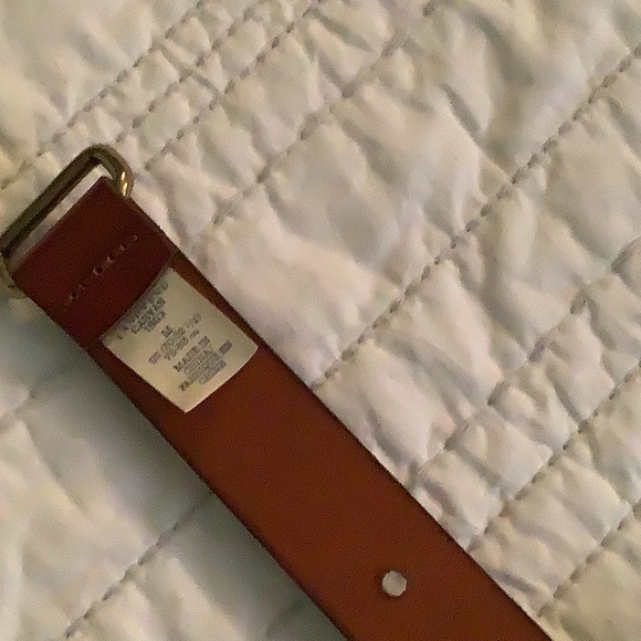 Leather belt with card pouch - Picture 5 of 5